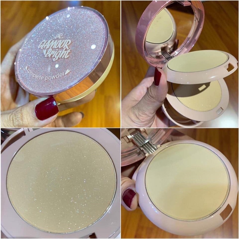 Phấn phủ 2 tầng trắng- có nhũ glamor bright xuất xứ thái lan