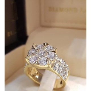 Nhẫn mạ vàng đính đá Zircon mới