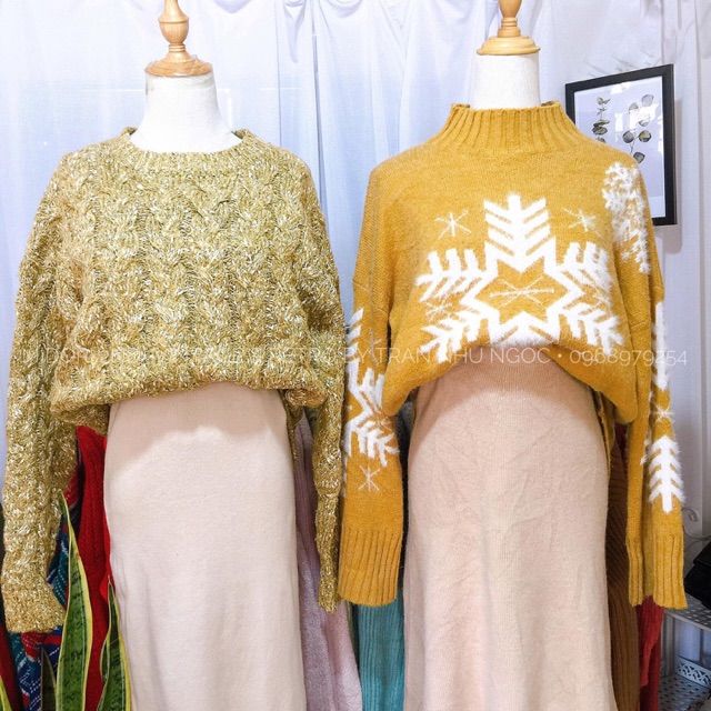 Áo len hoạ tiết