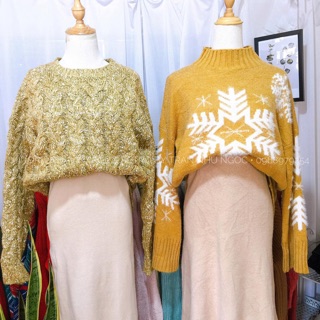 Áo len hoạ tiết