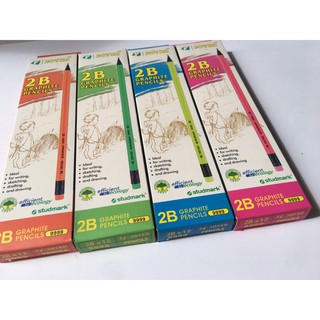 Bút chì 2B Joyko 9999 - 4 màu dạ quang