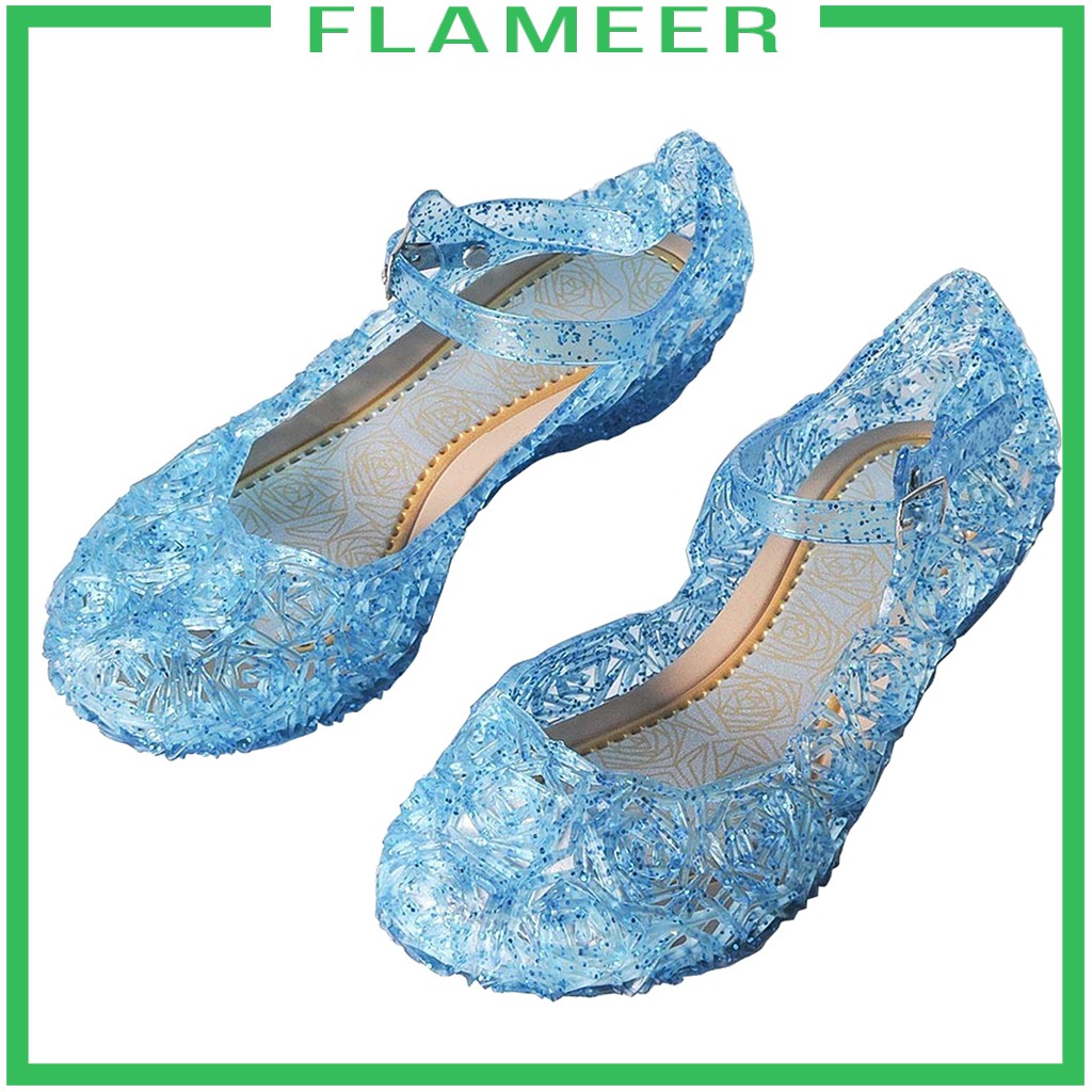 [FLAMEER] MagiDeal Princess Girls Sandals Dance Party Cosplay Shoes for Kids Toddler