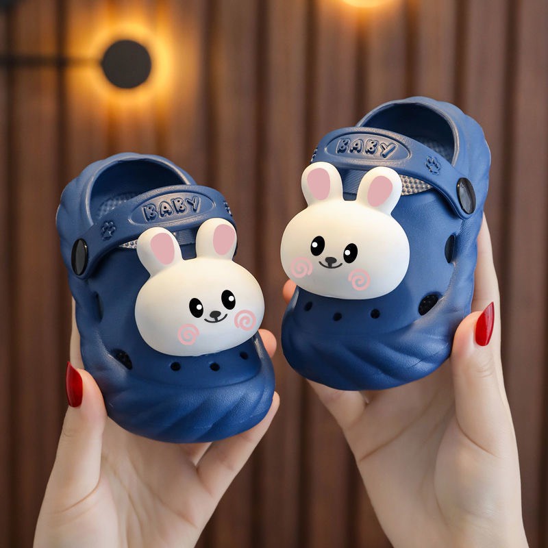 Dép sục siêu nhẹ cho bé trai bé gái hình con thỏ đáng yêu kute cho bé S031