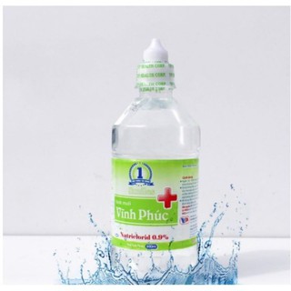 Nước muối sinh lý,Nước muối súc miệng Natri Clorid 0.9% 500ml