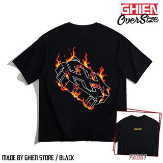 🔥BÁN CHẠY🔥 Áo Thun Highclub Tee FIRE Tay Lỡ Form Rộng Oversize Unisex M/XL