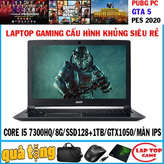 laptop gaming chơi game siêu rẻ Acer Aspire 7 A715 core i5 7300hq,laptop cũ chơi game cơ bản đồ họa