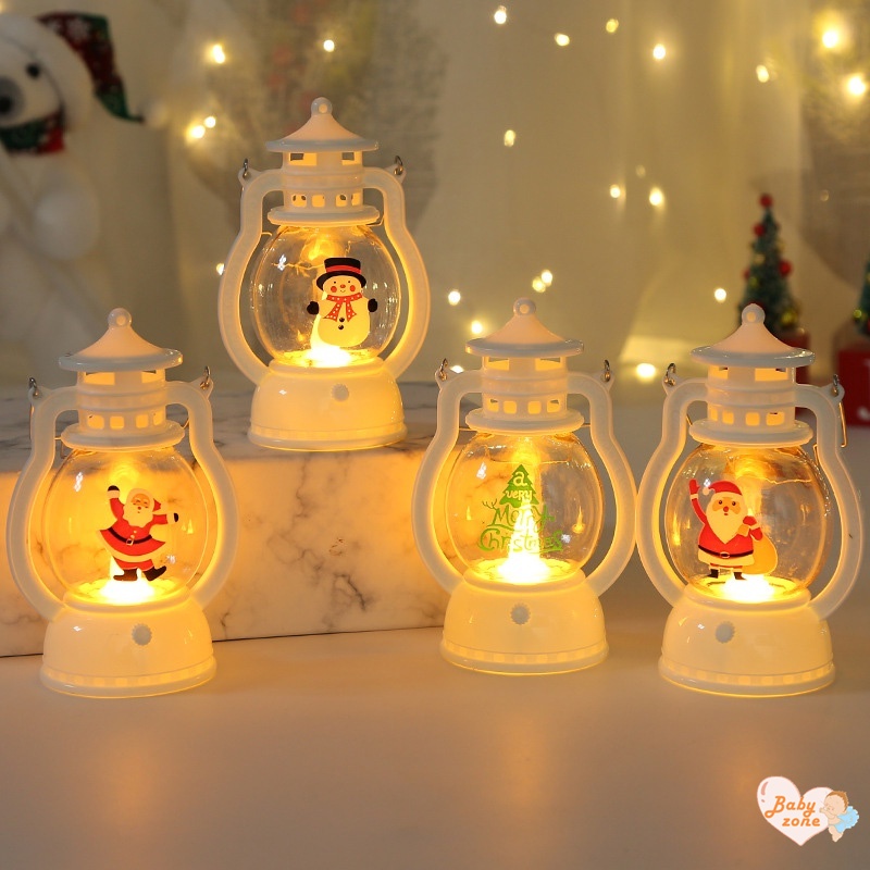 Đèn Lồng Led Hình Nến Trang Trí Giáng Sinh