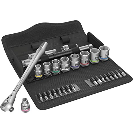 Bộ Dụng Cụ 05004048001 Wera 8100 SB 8 Zyklop Metal Ratchet Có Cần Gạt Ổ 3/8'' Hệ M 29 Chi Tiết - ILICO