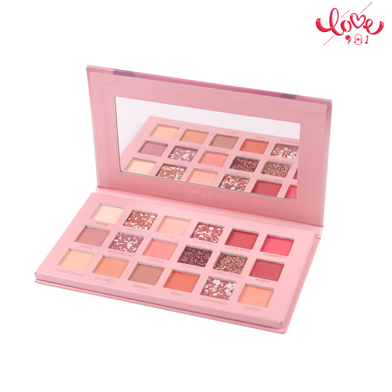 Bảng phấn mắt 18 màu kim sa lấp lánh