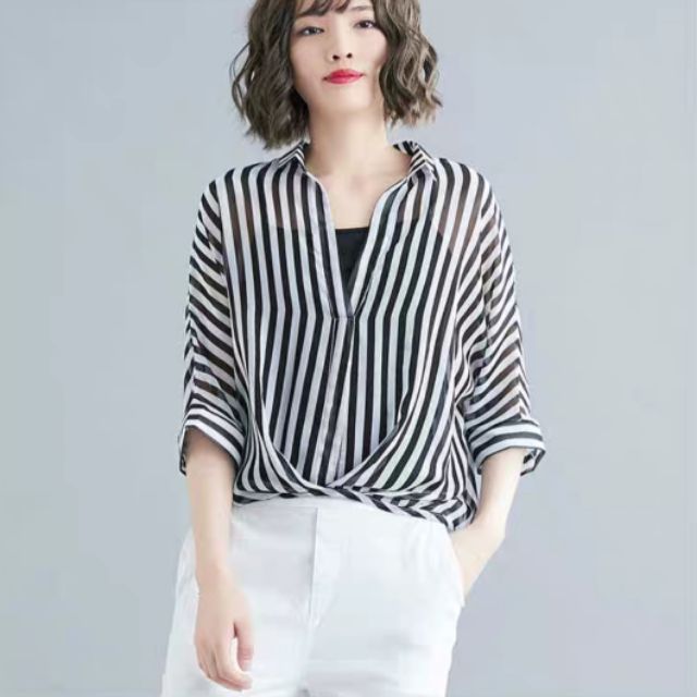 Áo kiểu voan cao cấp