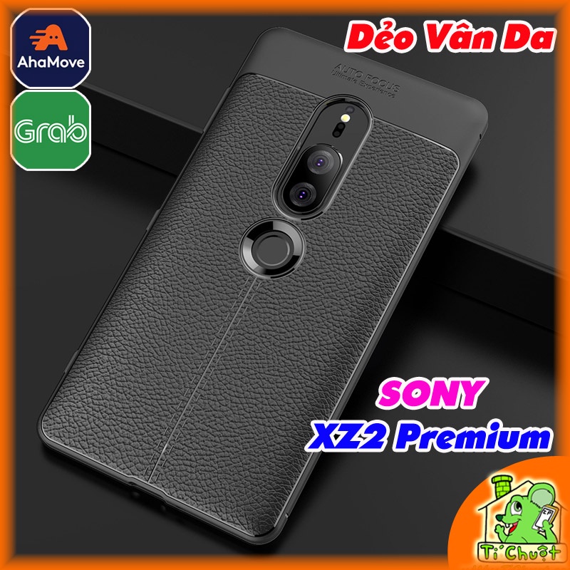 [Ảnh Thật] Ốp Lưng SONY XZ2 Premium Dẻo Vân Giả Da Chống Sốc