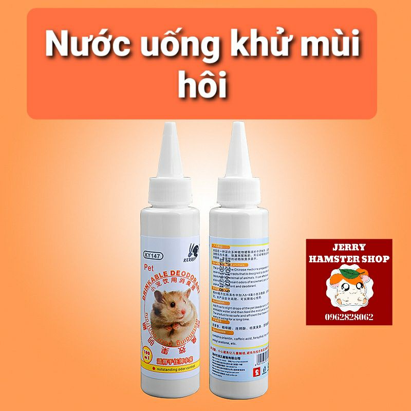 Nước uống giảm mùi hôi cho hamster