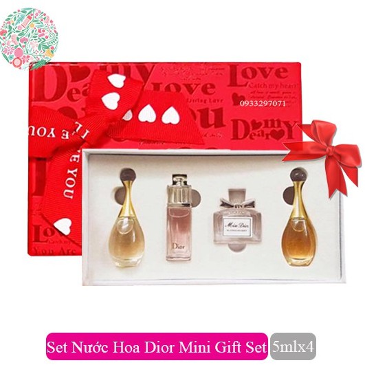Set Nước Hoa Dior 4 Chai 5ml