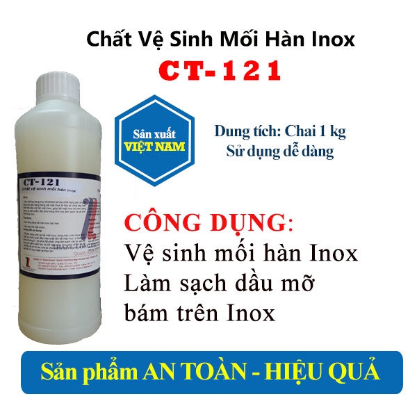 Chất Tẩy Trắng Mối Hàn Inox_CT-121 loại 1l