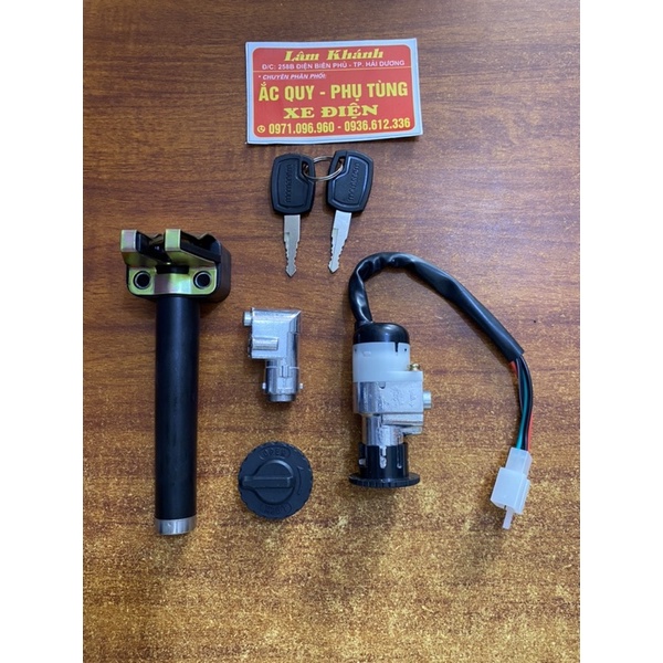BỘ KHOÁ ĐIỆN XE 133S ( Bộ 3 ổ khoá )
