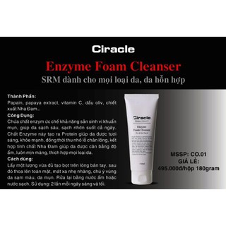 Sửa rửa mặt FOAM CLEANSER
