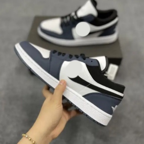 [ TẶNG Tất Cao Cấp ] ZinVG Giày jordan Xanh Navy Cổ Thấp siêu đẹp dành cho nam nữ, giày jd Cổ Cao Hot Trend