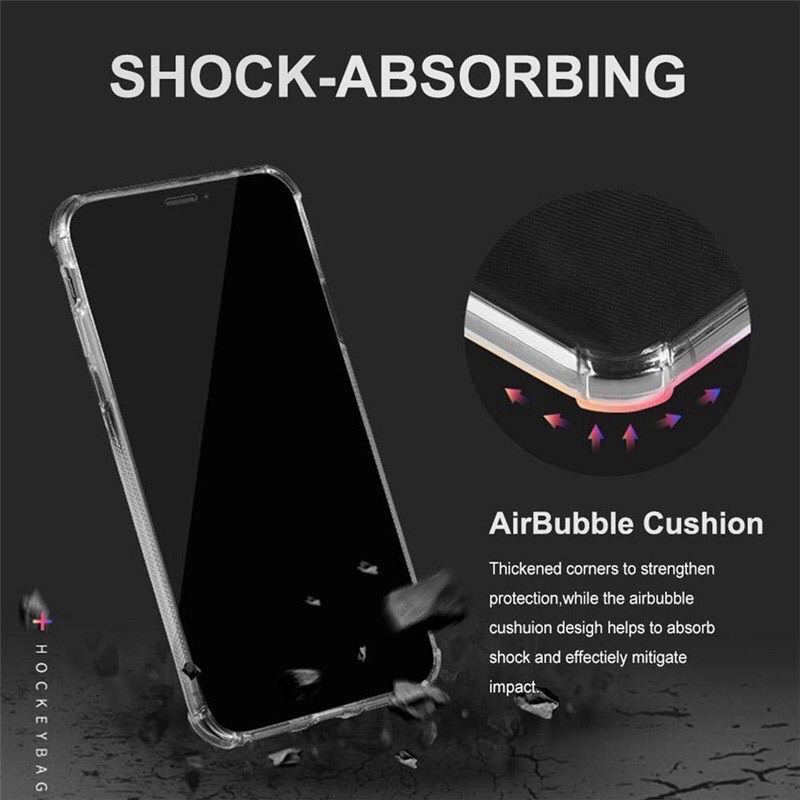 Ốp Lưng iPhone 7 Plus/8 Plus Trong Chống Sốc Gù Bảo Vệ Camera Kèm Ngăn Đựng Thẻ Card, Hình Ảnh