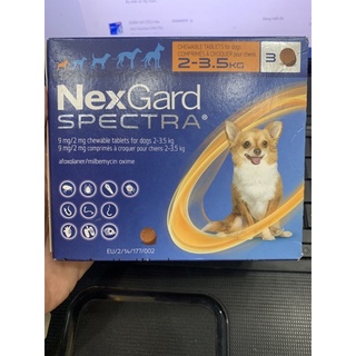 Viên nhai Nexgard Spectra cho chó 2-3.5kg (1 viên) HSD 08/2021