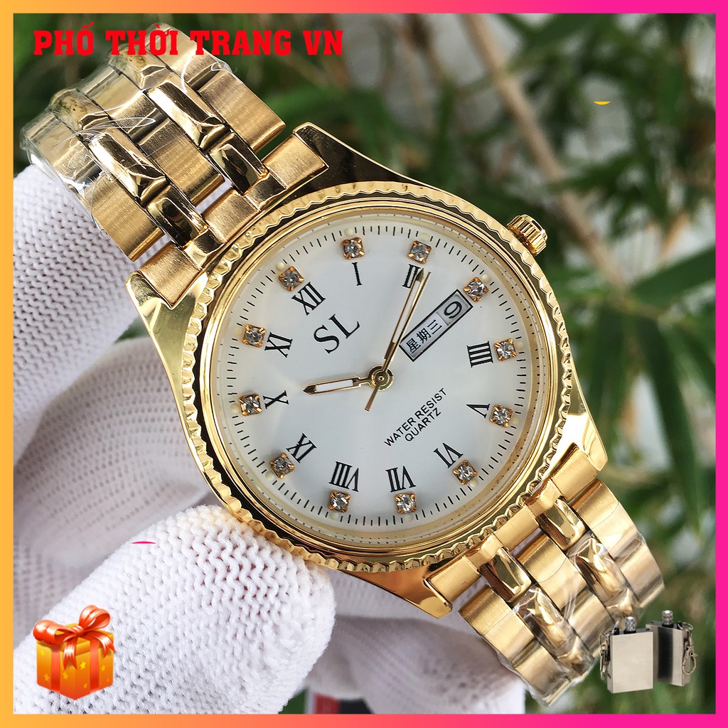 Đồng hồ nam SL 3142G , dây thép 316L, full box , thẻ bảo hành 3 năm, mặt Sapphire chống nước, chống xước | BigBuy360 - bigbuy360.vn