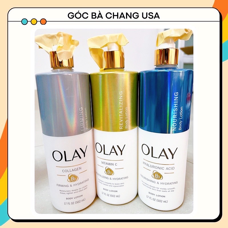 Dưỡng thể toàn thân Olay Mỹ 502ml 🙋‍♀️👧🏻 (bill us)