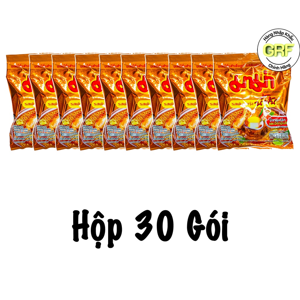 Mì Mama vị Chua Cay Nước Đặc 55g Hộp 30 Gói - Hàng Nhập Thái Lan | BigBuy360 - bigbuy360.vn