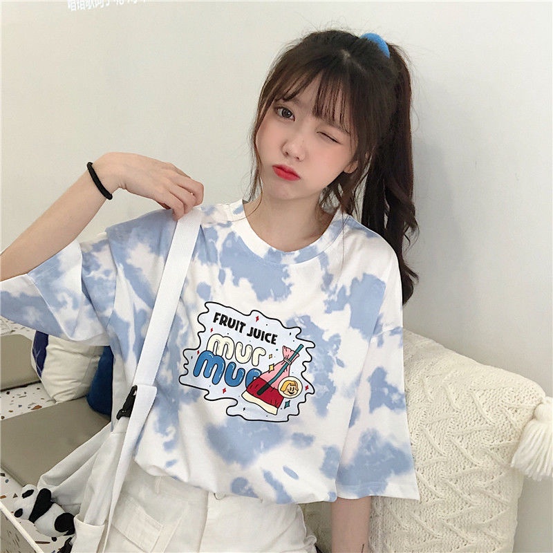 Áo Thun Tay Ngắn Dáng Rộng Phong Cách Hàn Quốc Ngọt Ngào Cho Nữ áo phông nữ JL-TX-24