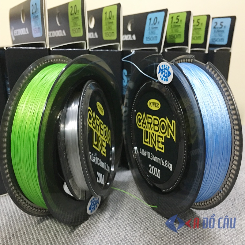 Dây PE X8 Ecooda Secret Wilds chính hãng tặng kèm dây tặng kèm dây leader