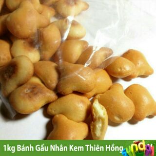 Freship 99k 1kg bánh gấu nhân kem siêu ngon thiên hồng