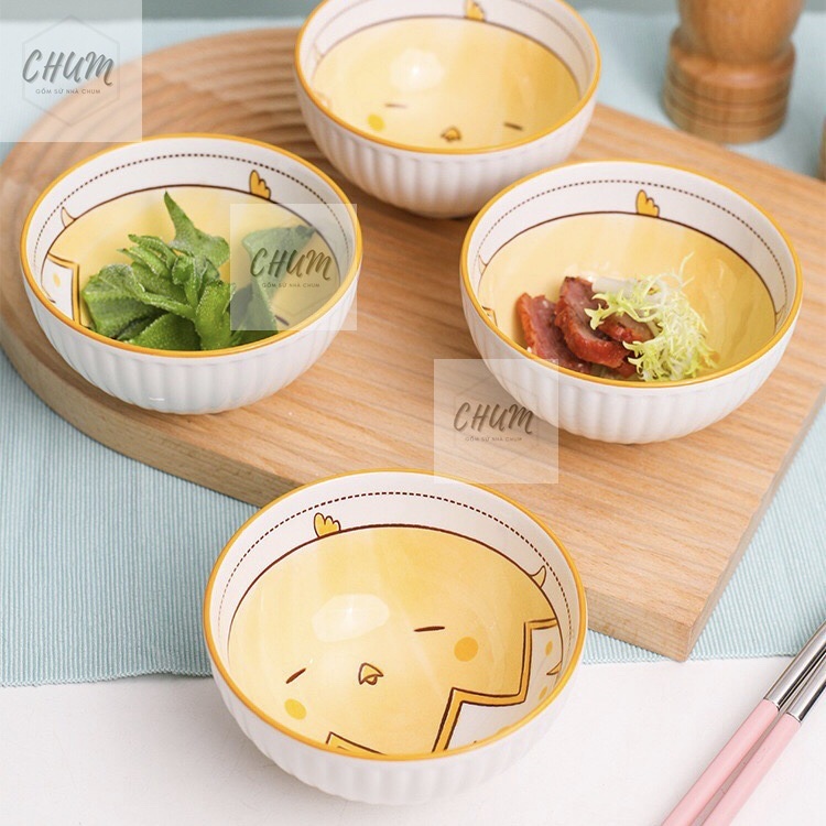 Bát ăn dặm kiểu nhật cho bé hình chanh ,táo , lê...B4