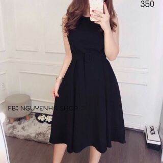 Đầm xoè sát nách