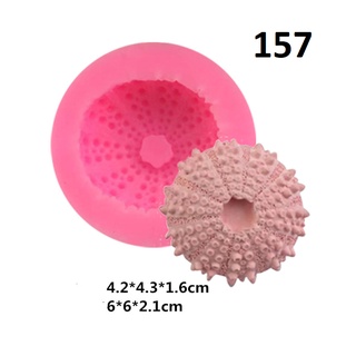 Khuôn silicon 4d làm rau câu hình con ốc tròn