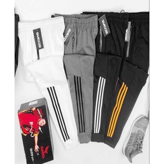 Quần jogger nỉ nam phối 3 sọc , quần jogger nỉ thun trơn nam nữ, quần nỉ trơn nam nữ q046 20