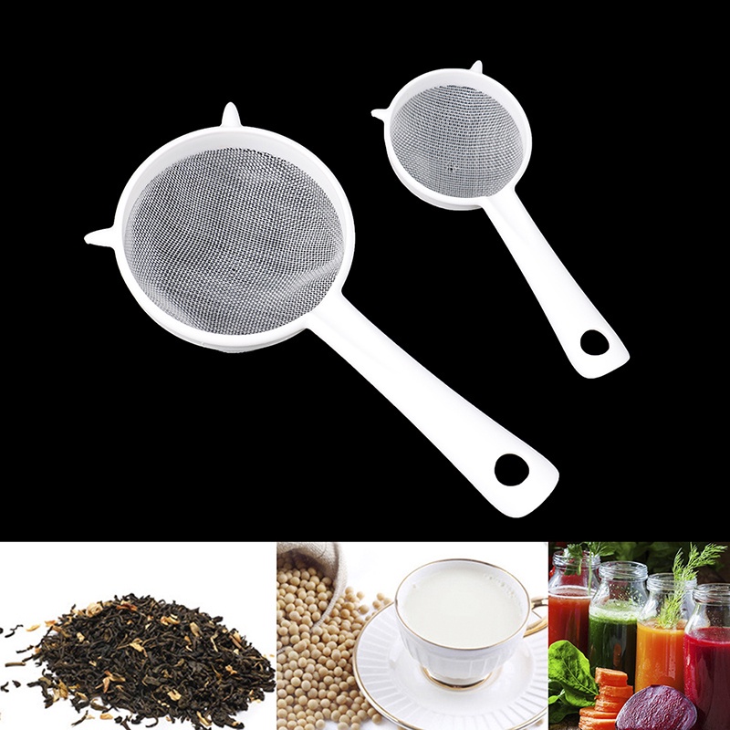 PVN45135 Set 2 rây lọc thức ăn có tay cầm bằng nhựa tiện lợi chuyên dụng