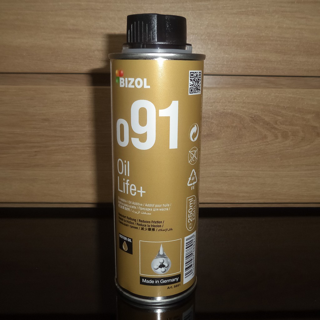 Phụ gia ổn định độ nhớt dầu động cơ Bizol o91 250ml