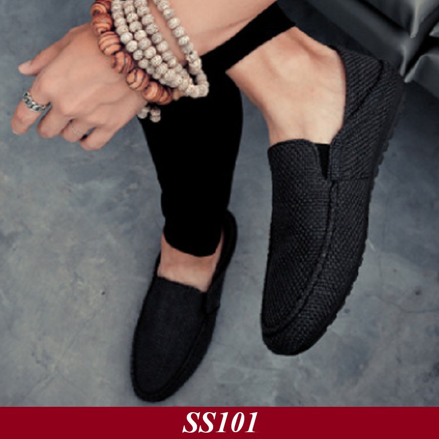 [ SIÊU RẺ ] Giày Lười Vải Nam Hàn Quốc Màu Đen (SS101) [ Shop Yêu Thich ] | BigBuy360 - bigbuy360.vn