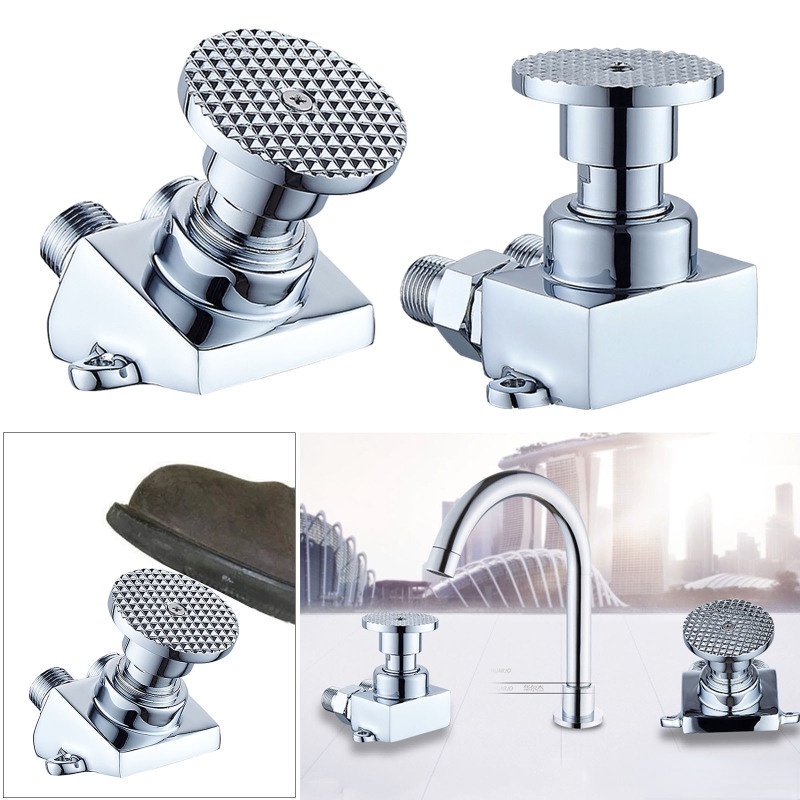 Bàn Đạp Chân Vòi Nước Tiết Kiệm Nước Có Công Tắc Tiện Dụng Cho Phòng Tắm/ Phòng Thí Nghiệm