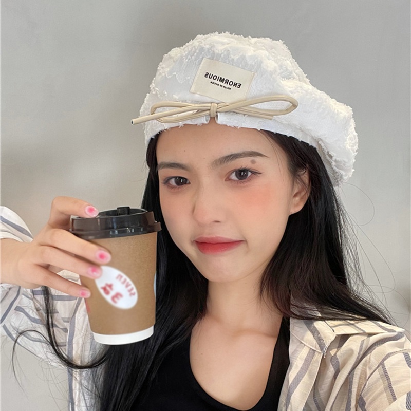 Mũ Beret Mỏng Màu Trơn Phong Cách Thời Trang Hàn Quốc Cho Nữ