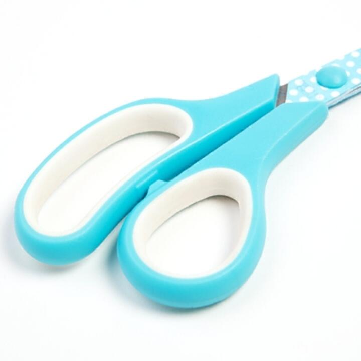 Kéo Cắt Giấy ARTBOX Hàn Quốc Chấm Bi Màu Bạc Hà Dễ Thương