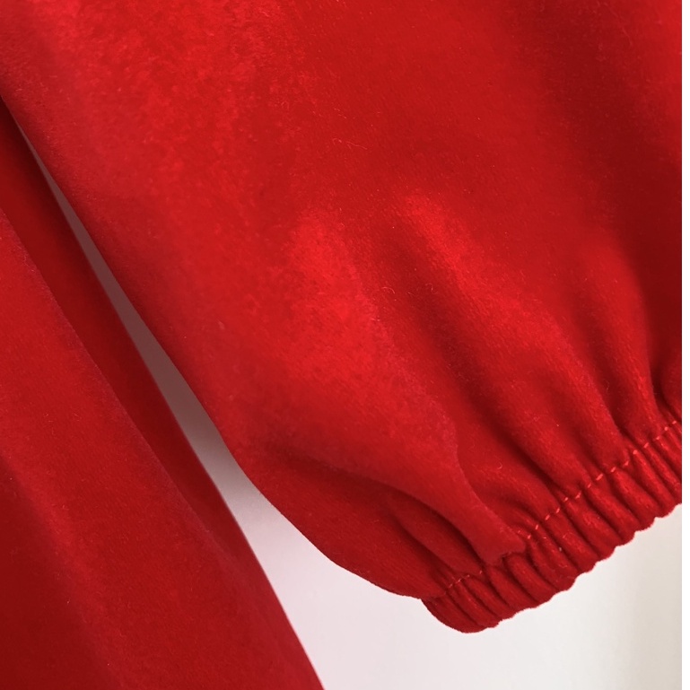 Váy nhung 2 lớp cổ thuỷ thủ viền trắng size đại cao cấp Jumping Meters VN6