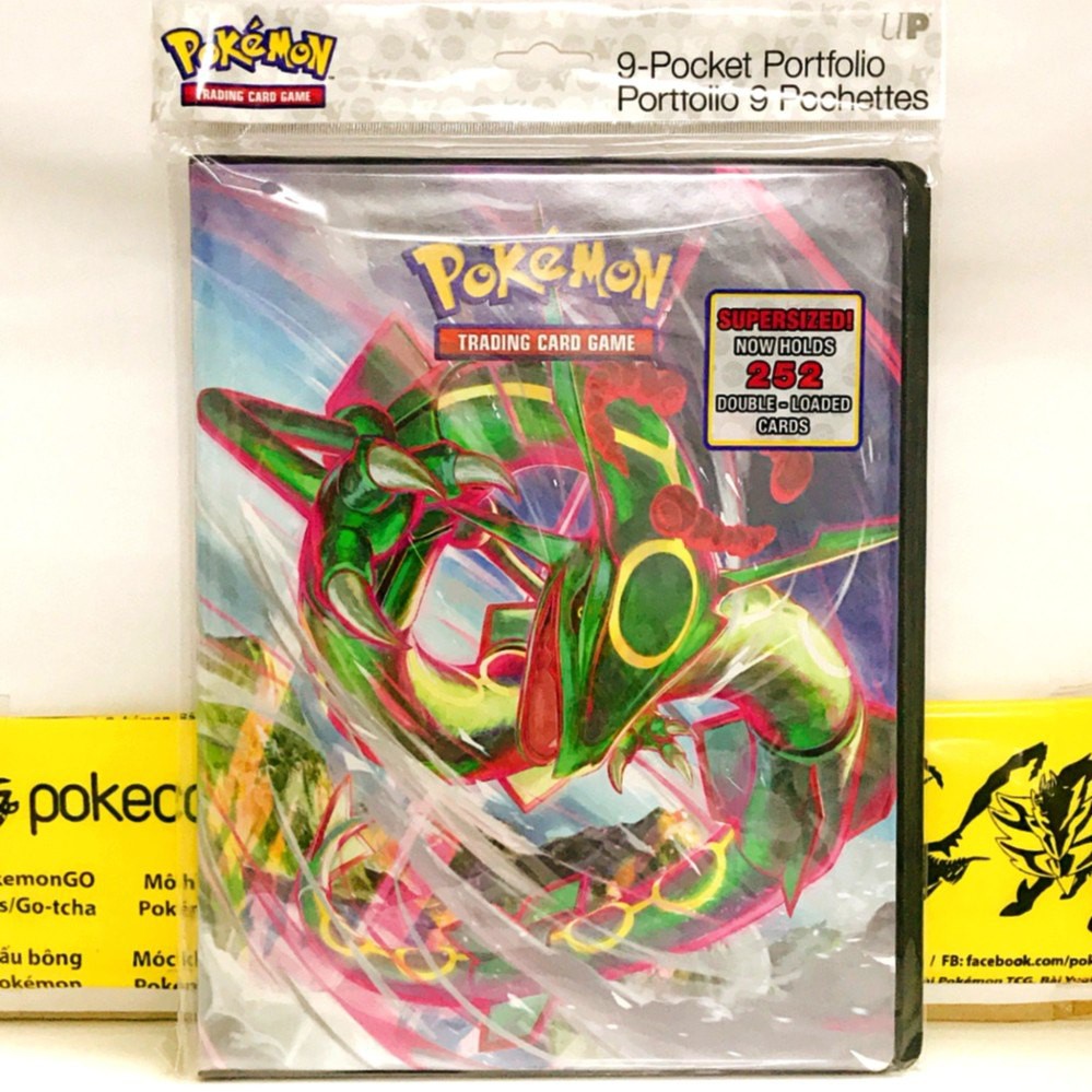 Binder Pokemon TCG Evolving Skies Rayquaza Duraludon VMAX - Album Đựng Bài Loại 9 Ô Chứa Tối Đa 252 Lá của Ultra Pro