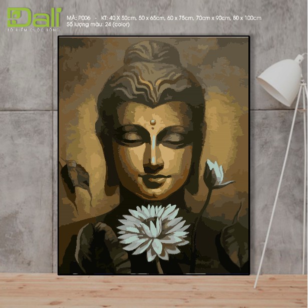 Tranh treo tường tự tô màu số hóa DALI Tranh Phật Giáo P006 | BigBuy360 - bigbuy360.vn