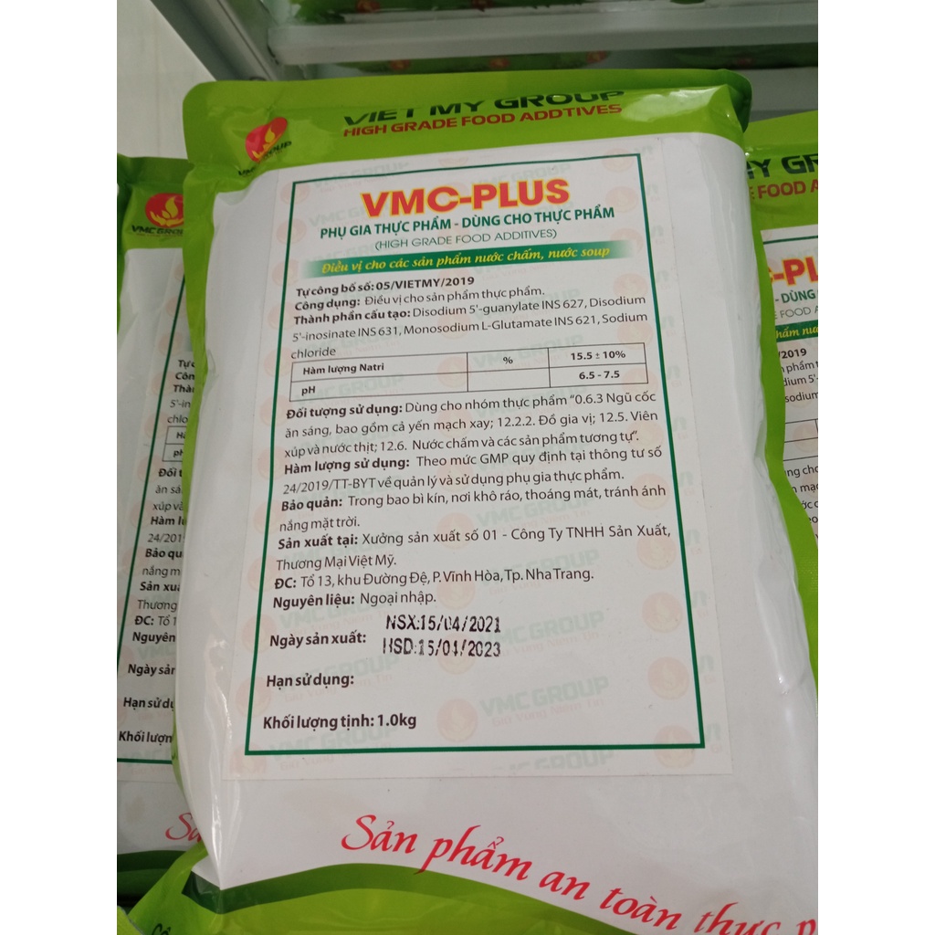 TẠO VỊ NGỌT CHO NƯỚC DÙNG, GIÒ CHẢ, XÚC XÍCH-VMC PLUS