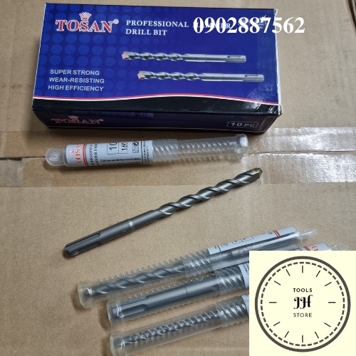 Mũi khoan bê tông gài SDS TOSAN hàng cao cấp đủ size