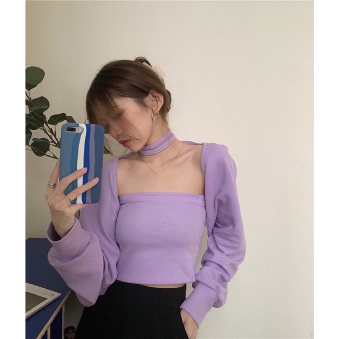 TKLIHN Set áo ROSE BLACKPINK áo croptop dài tay phong cách ROSE sexy cá tính FASHIONITA 2021 KÈM ẢNH THẬT CUỐI | WebRaoVat - webraovat.net.vn