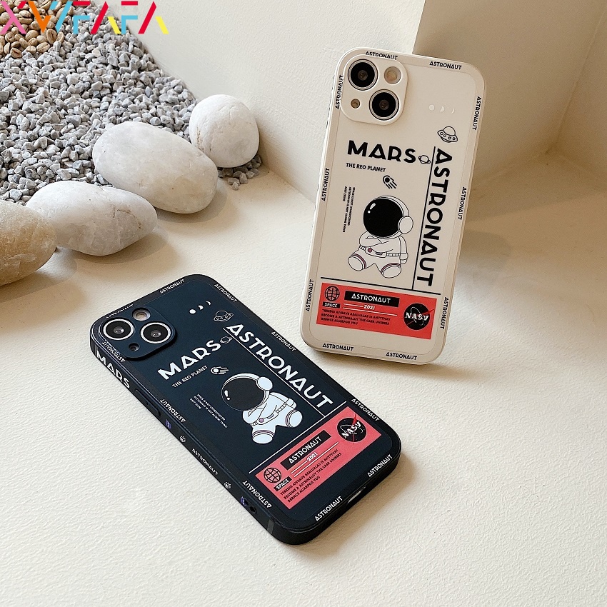Ốp Điện Thoại Silicon Góc Vuông In Hình Nasa Cho Xiaomi Mi 11 Lite Redmi Note 10 Pro Max 10S 10T 10 Lite 9S Note 9 8 7 Pro 7S