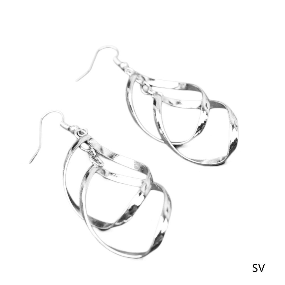 Đôi khuyên tai hợp kim thiết kế độc đáo thời trang cho nữ