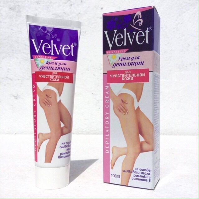 KEM TẨY LÔNG VELVET HOA CÚC