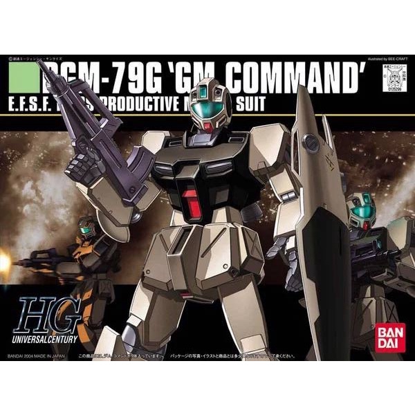 Mô hình HGUC 1/144 HG GM Command - Chính hãng Bandai Nhật Bản