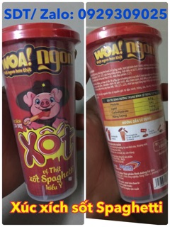 Combo 10 xúc xích xốt và lắc